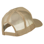 Captain Oak Leaf Military Patched Mesh Back Cap