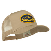 Captain Oak Leaf Military Patched Mesh Back Cap