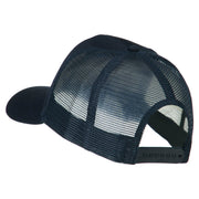 Captain Oak Leaf Military Patched Mesh Back Cap