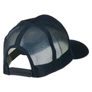 Captain Oak Leaf Military Patched Mesh Back Cap