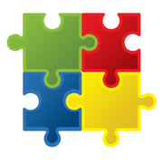 Autism Puzzle Symbol Heat Transfer Sticker