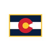 Colorado Flag Heat Transfers Sticker