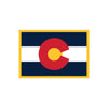 Colorado Flag Heat Transfers Sticker