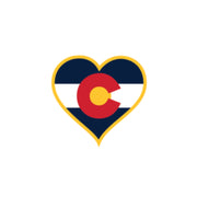 Colorado Flag Heat Transfers Sticker