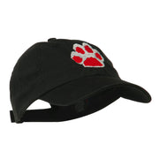 Cat Paw Pet Spun Washed Embroidered Cap