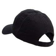 Paris Script Embroidered Deluxe Washed Twill Cap - Black OSFM