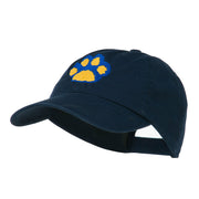 Cat Paw Pet Spun Washed Embroidered Cap