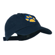 Cat Paw Pet Spun Washed Embroidered Cap