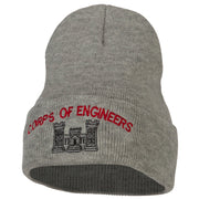 Corps of Engineers Embroidered Long Knitted Beanie