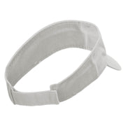 BASIC Embroidered Cotton Twill Sun Visor