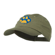 Cat Paw Pet Spun Washed Embroidered Cap