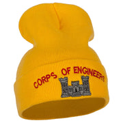 Corps of Engineers Embroidered Long Knitted Beanie