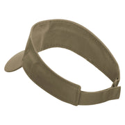 BASIC Embroidered Cotton Twill Sun Visor