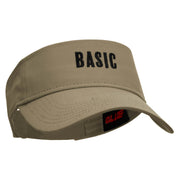 BASIC Embroidered Cotton Twill Sun Visor