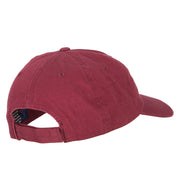 Camping Hair Don't Care with Fire Embroidered Low Profile Cotton Cap