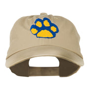 Cat Paw Pet Spun Washed Embroidered Cap