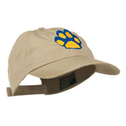 Cat Paw Pet Spun Washed Embroidered Cap