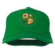 St Patrick's Day Crest Embroidered Cap