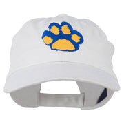 Cat Paw Pet Spun Washed Embroidered Cap