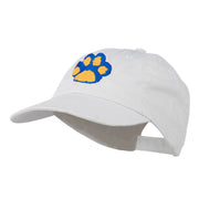 Cat Paw Pet Spun Washed Embroidered Cap