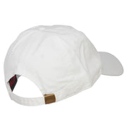 Cat Pet Patched Washed Cotton Twill Cap