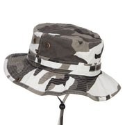 Camping Fun Patched Washed Hunting Hat