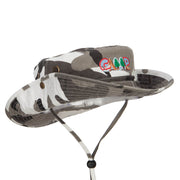 Camping Fun Patched Washed Hunting Hat