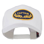 Captain Oak Leaf Military Patched Cap