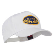 Captain Oak Leaf Military Patched Cap