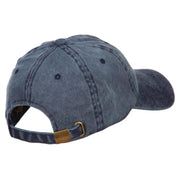 Cat Pet Patched Washed Cotton Twill Cap