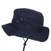 Camping Fun Patched Washed Hunting Hat