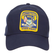 Connecticut Police Seal Patched Cotton Twill Cap