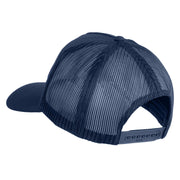 USS Lexington CV 16 Blue Patched Solid Cotton Twill 5 panel Mesh Back Cap - Navy OSFM