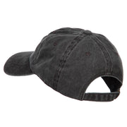 Cat Pet Patched Washed Cotton Twill Cap