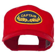 Captain Oak Leaf Military Patched Cap