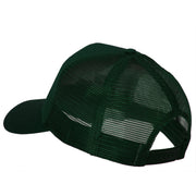 Captain Letter Design Heat Transfer Solid Cotton Mesh Pro Style Cap