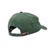 Taco Taco Embroidered Washed Solid Pigment Dyed Cotton Twill Brass Buckle Cap