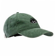 Taco Taco Embroidered Washed Solid Pigment Dyed Cotton Twill Brass Buckle Cap