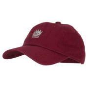 Chess Queen Embroidered Unstructured Washed Cap