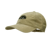 Taco Taco Embroidered Washed Solid Pigment Dyed Cotton Twill Brass Buckle Cap