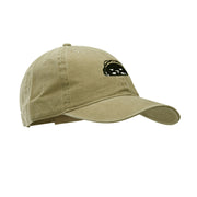 Taco Taco Embroidered Washed Solid Pigment Dyed Cotton Twill Brass Buckle Cap