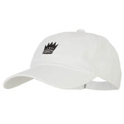 Chess Queen Embroidered Unstructured Washed Cap