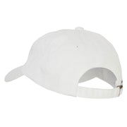 Chess Queen Embroidered Unstructured Washed Cap