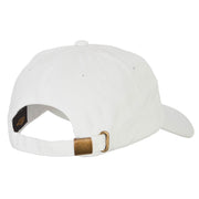 Chess Queen Embroidered Unstructured Washed Cap