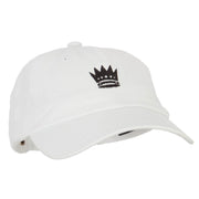 Chess Queen Embroidered Unstructured Washed Cap