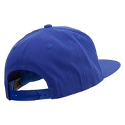 Weekend Hooker Text Embroidered Wool Blend Prostyle Snapback - Royal OSFM