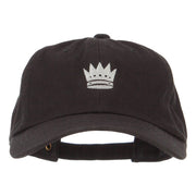 Chess Queen Embroidered Unstructured Washed Cap