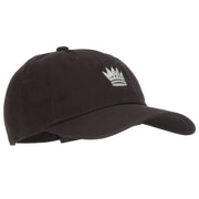 Chess Queen Embroidered Unstructured Washed Cap