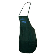 Work Hard Embroidered Solid Chef's Apron - Forest OSFM