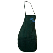 Work Hard Embroidered Solid Chef's Apron - Forest OSFM